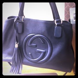 Gucci Soho leather tote. Authentic